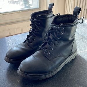 Cole Haan Leather Combat Boots